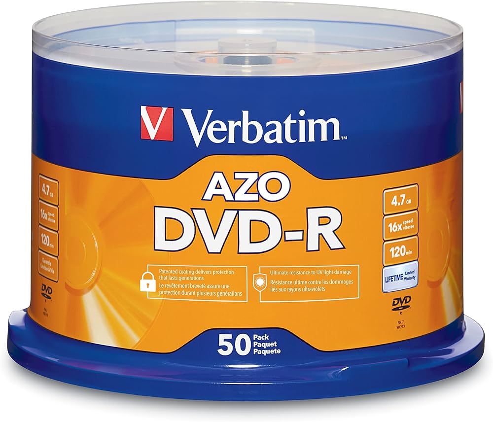 DVD-R 4,7GB Color 16X Advanced AZO